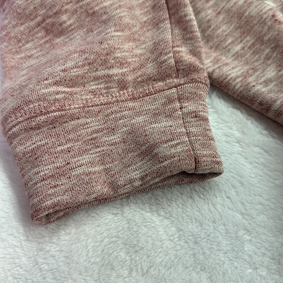 Vacationland Wear Graphic Hooded Sweatshirt Heathered Red w Kangaroo Pocket S - Picture 11 of 13